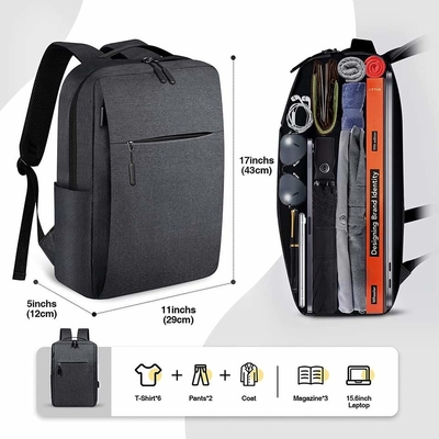 OEM Anti Theft USB Charging Backpack 15,6-calowe teczki na laptopa dla mężczyzn