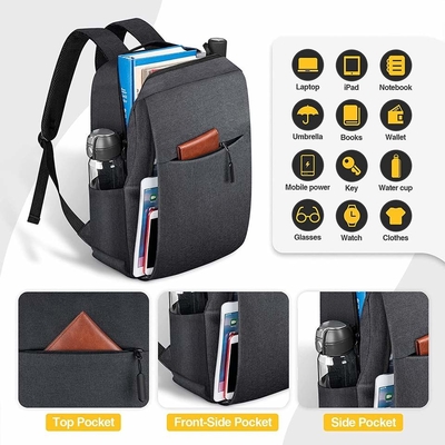 OEM Anti Theft USB Charging Backpack 15,6-calowe teczki na laptopa dla mężczyzn