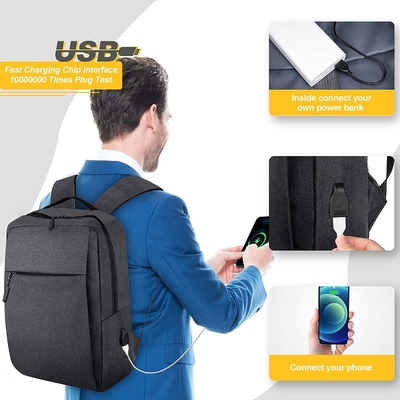 OEM Anti Theft USB Charging Backpack 15,6-calowe teczki na laptopa dla mężczyzn