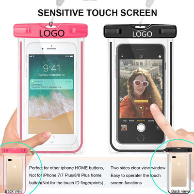 Kolorowe wodoodporne etui do pływania Pvc wodoodporna torba na telefon 6,5 cala