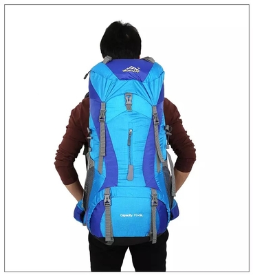 Wodoodporny plecak trekkingowy Ransel Mountain Poliester 70 litrów plecak ISO