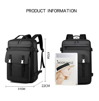 31x22x47cm Travel Business Backpack Wodoodporny plecak szkolny ISO Port ładowarki USB