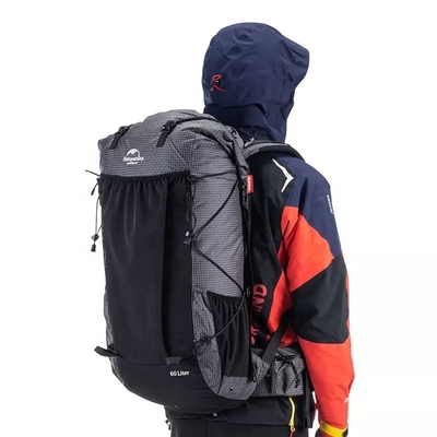 Czarny Wodoodporny plecak turystyczny ODM 65 litrowy plecak do wspinaczki górskiej Outdoor