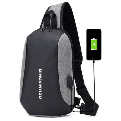 4,2L czarna nylonowa torba na ramię ODM Sling Chest Crossbody Torba wielofunkcyjna wodoodporna