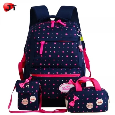 Plecak szkolny dla dziewczynek Nastolatki Bookbag Set Plecak na laptopa Pudełko na lunch z torbą na ołówki