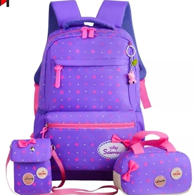 Plecak szkolny dla dziewczynek Nastolatki Bookbag Set Plecak na laptopa Pudełko na lunch z torbą na ołówki