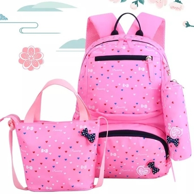 Plecaki dla dziewczynek Szkoła Śliczne plecaki dla dzieci Bookbags Izolowana torba na lunch Box