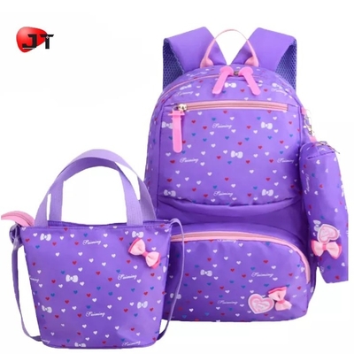 Plecaki dla dziewczynek Szkoła Śliczne plecaki dla dzieci Bookbags Izolowana torba na lunch Box