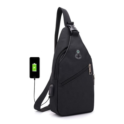 Uniwersalna torba na ramię Crossbody z portem ładowania USB Wodoodporna tkanina Oxford