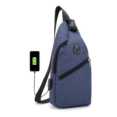 Uniwersalna torba na ramię Crossbody z portem ładowania USB Wodoodporna tkanina Oxford
