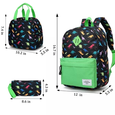 Plecak dla dzieci Zestawy toreb na lunch Chłopiec Student Dinozaur New Arrival Travel 2022 Torby szkolne