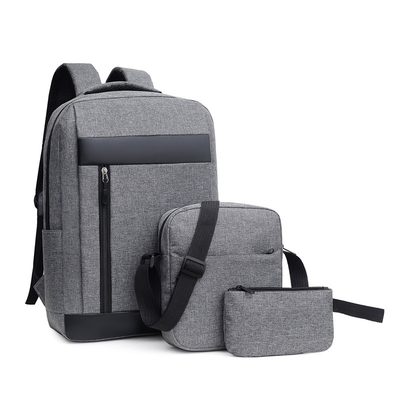 Czarne zestawy plecaków unisex ODM Business 3 w 1 Plecak na laptopa Zestaw szkolny