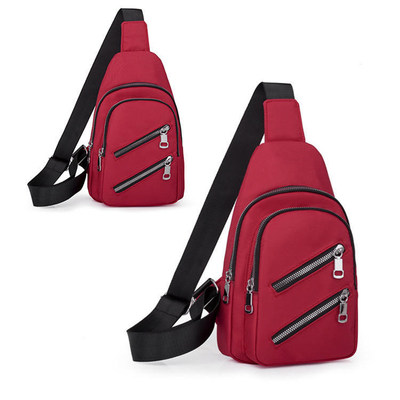 9,7'' Multi Pocket Crossbody Sling Bag Oxford Cloth Jedno ramię Sling Bag USB
