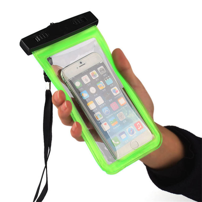 Różowa wodoodporna torba na telefon Wodoodporna torba na telefon z PVC Pływająca, sucha torba na telefon
