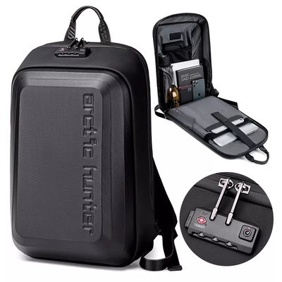 EVA Hard Case Wodoodporny plecak biznesowy z portem ładowania USB Poliester