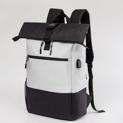 Stylowy plecak podróżny na laptopa BSCI Rpet Anti Theft Usb Charging Backpack