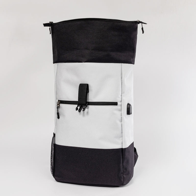 Stylowy plecak podróżny na laptopa BSCI Rpet Anti Theft Usb Charging Backpack