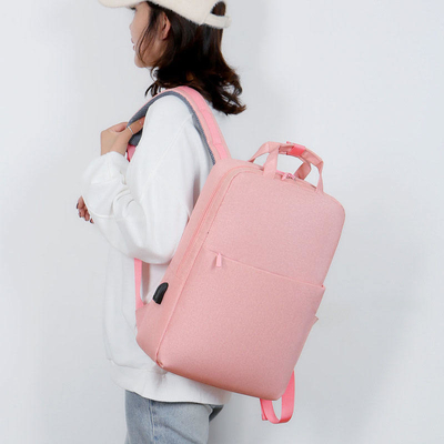 41cm Student Lap Top Ruck Sack Czarny plecak podróżny Plecaki z USB Outdoor