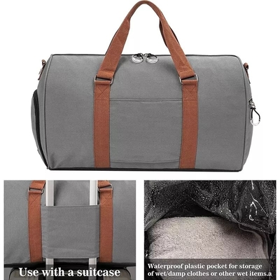 Unisex Anti Theft Travel Bag Solid Color Wodoodporny worek Duffle Bag Storage Wózek