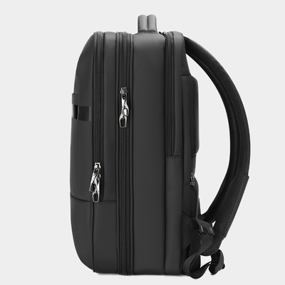 Modna teczka biurowa dla mężczyzn Business Travel Laptop Full Open RFID Black