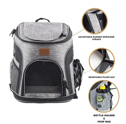 Rozszerzalny plecak Travel Carry Pet Carrier Zatwierdzony przez linie lotnicze